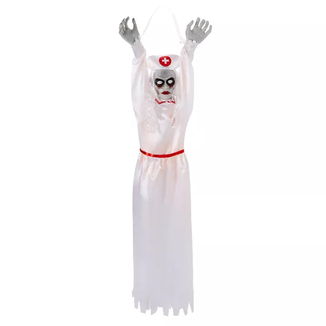 55 Inch Hanging Screaming Nurse Decoration at Spirit Halloween