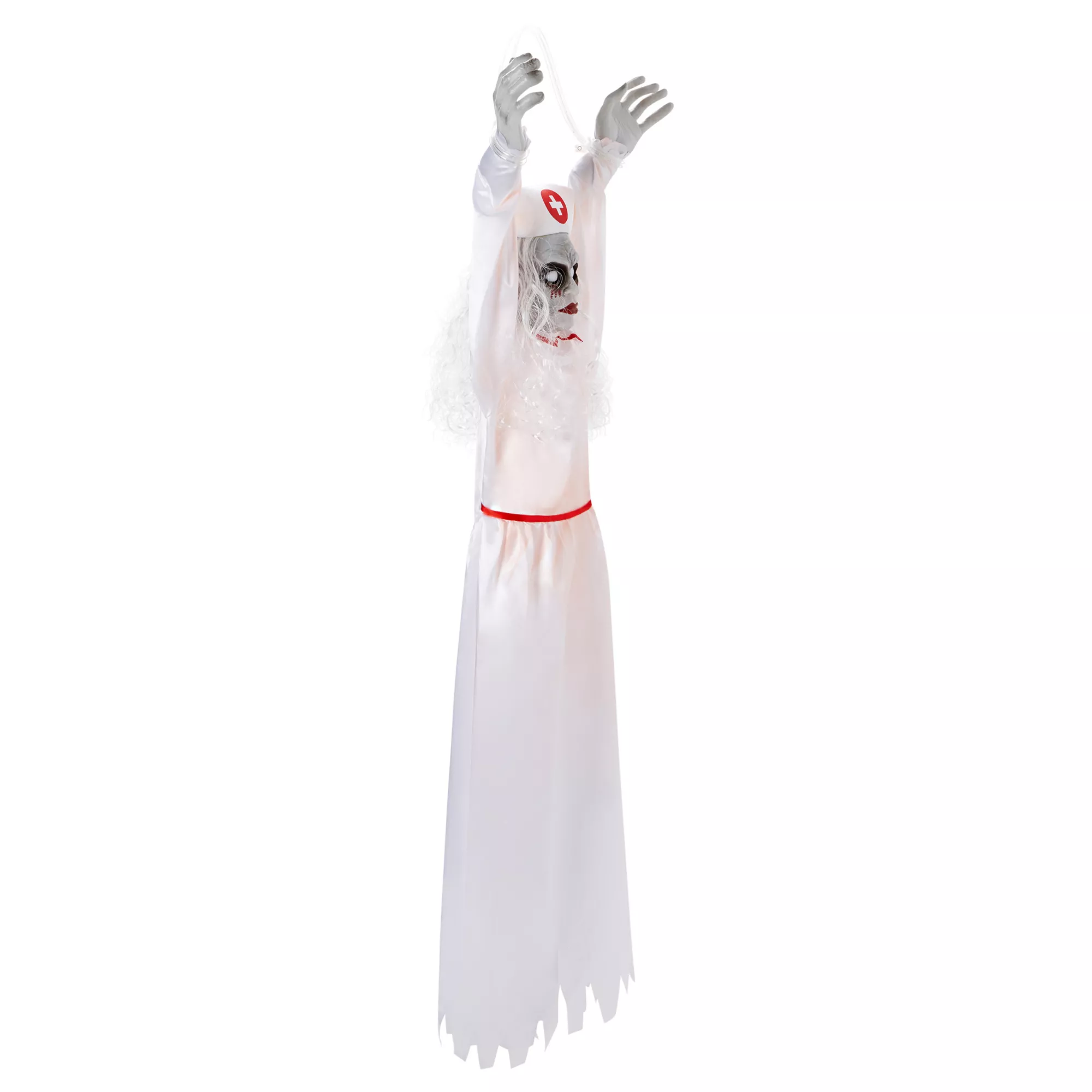 55 Inch Hanging Screaming Nurse Decoration at Spirit Halloween
