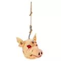 Hanging Severed Pig Head at Spirit Halloween