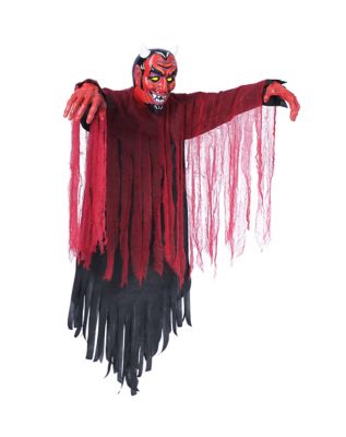 4 Ft Light-Up Hanging Vintage Devil Decoration