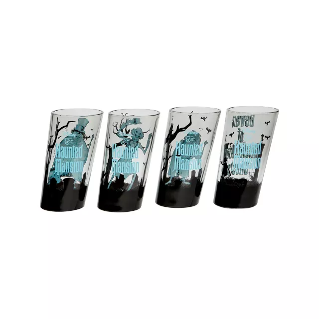 The Haunted Mansion Pint Glasses 4 Pack - Disney at Spencer's