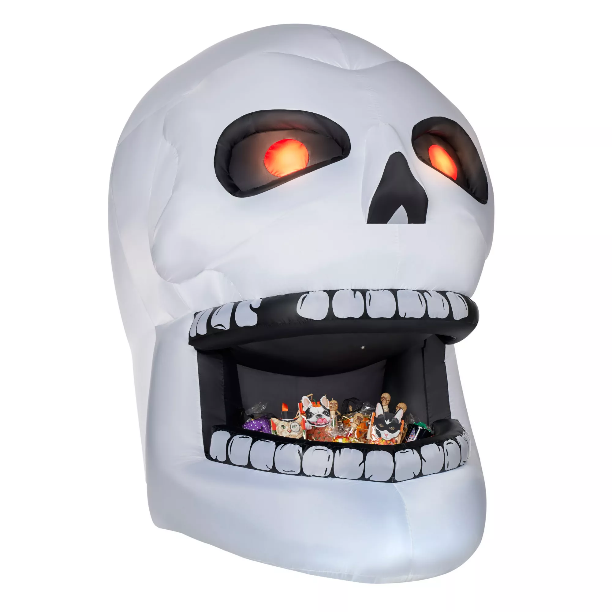 6 Ft Skull Inflatable - Decorations at Spirit Halloween