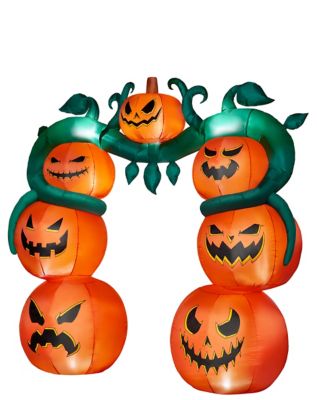 9 Ft Light-Up Jack-O'-Lantern Archway Inflatable Decoration