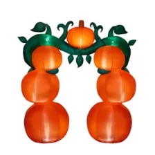 9 Ft Light-Up Jack-O'-Lantern Archway Inflatable Decoration at Spirit Halloween