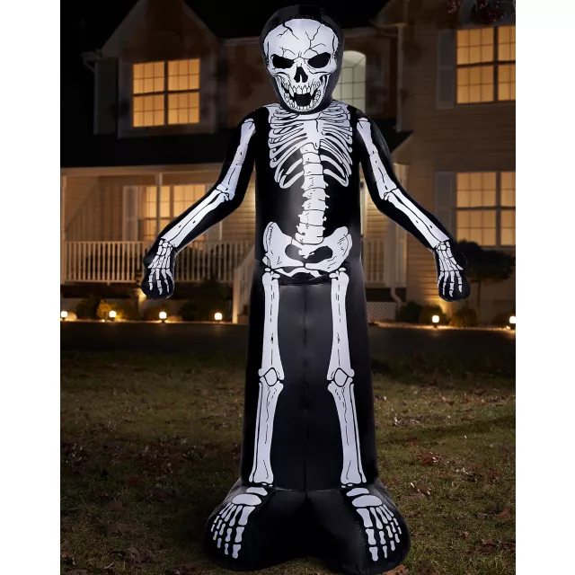 Néw inflatable 8ft light up skeleton Self outlet inflates