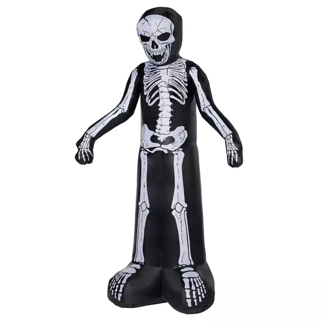 8 Ft. Skeleton Inflatable - Light-Up Decorations at Spirit Halloween
