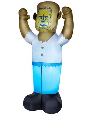 8 Ft Light-Up Wolfman Inflatable Decoration