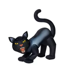 4 Ft Light-Up Scary Cat Inflatable - Decorations at Spirit Halloween