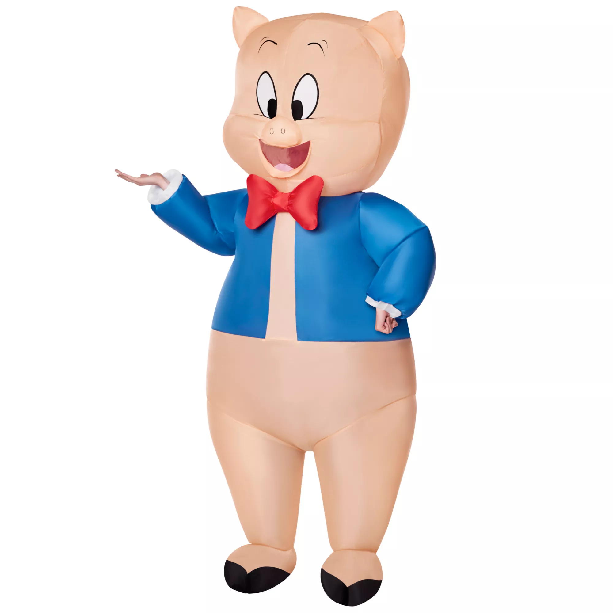 Adult Porky Pig Inflatable Costume - Looney Tunes at Spirit Halloween