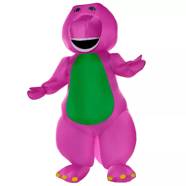 Adult Barney Inflatable Costume - Spirithalloween.com