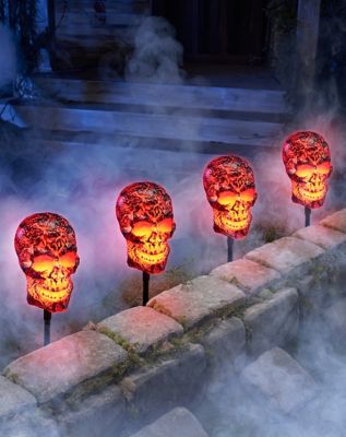 Creepy Lantern Pathway Markers - 3 Pack by Spirit Halloween 01523414