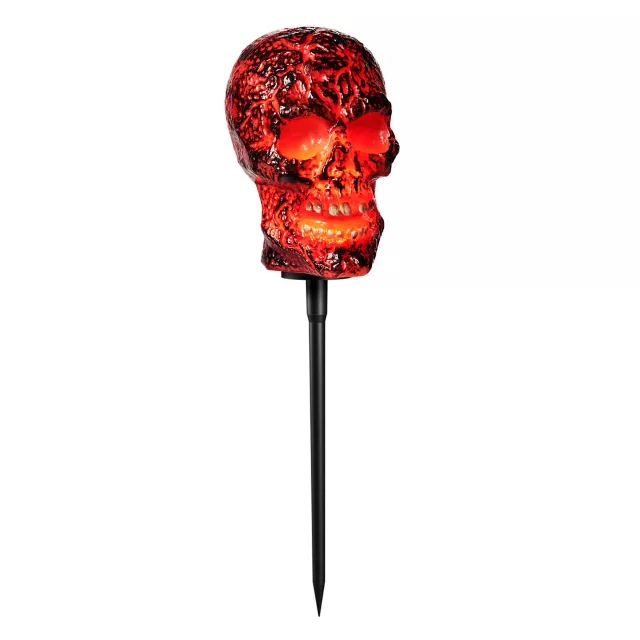 Burning Skull Pathway Markers at Spirit Halloween