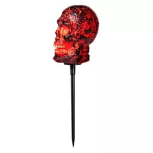 Burning Skull Pathway Markers at Spirit Halloween