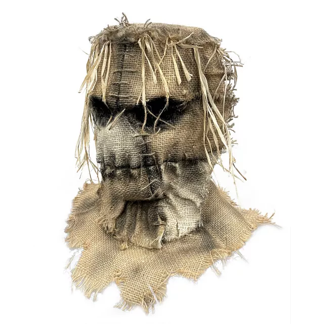 Scarecrow Burlap Full Mask at Spirit Halloween