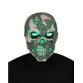 Light-Up LED Toxic Zombie Half Mask at Spirit Halloween