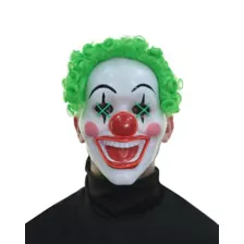 Light-Up El Wire Jokes on You Clown Half Mask at Spirit Halloween