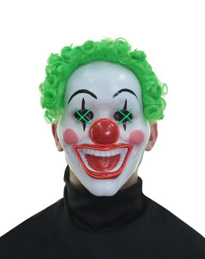 Light-Up El Wire Jokes on You Clown Half Costume Accessory by Spirit Halloween
