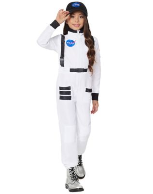 Women's White Astronaut Suit Costume