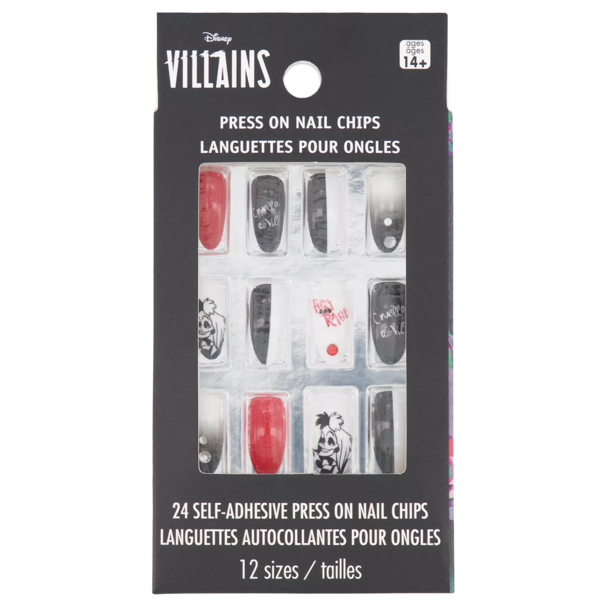 Classic Cruella Press-On Nails - Disney Cruella at Spencer's