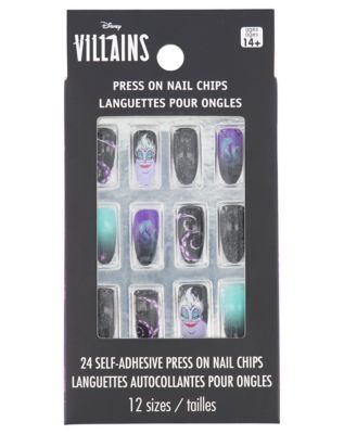 Ursula Press On Nails - Disney Villains
