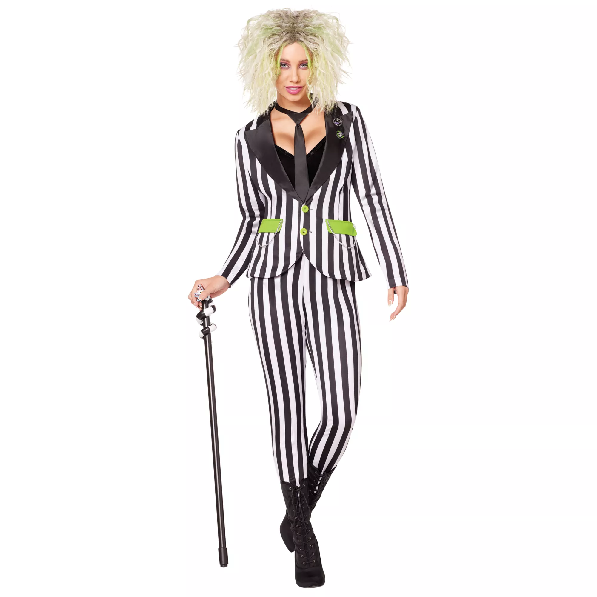 Adult Women's Beetlejuice Costume - Beetlejuice at Spencer's