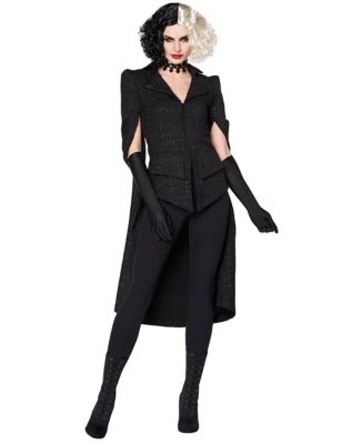 Cruella 2021 Live Action Movie Charity Gala Outfit Cosplay Costume ...