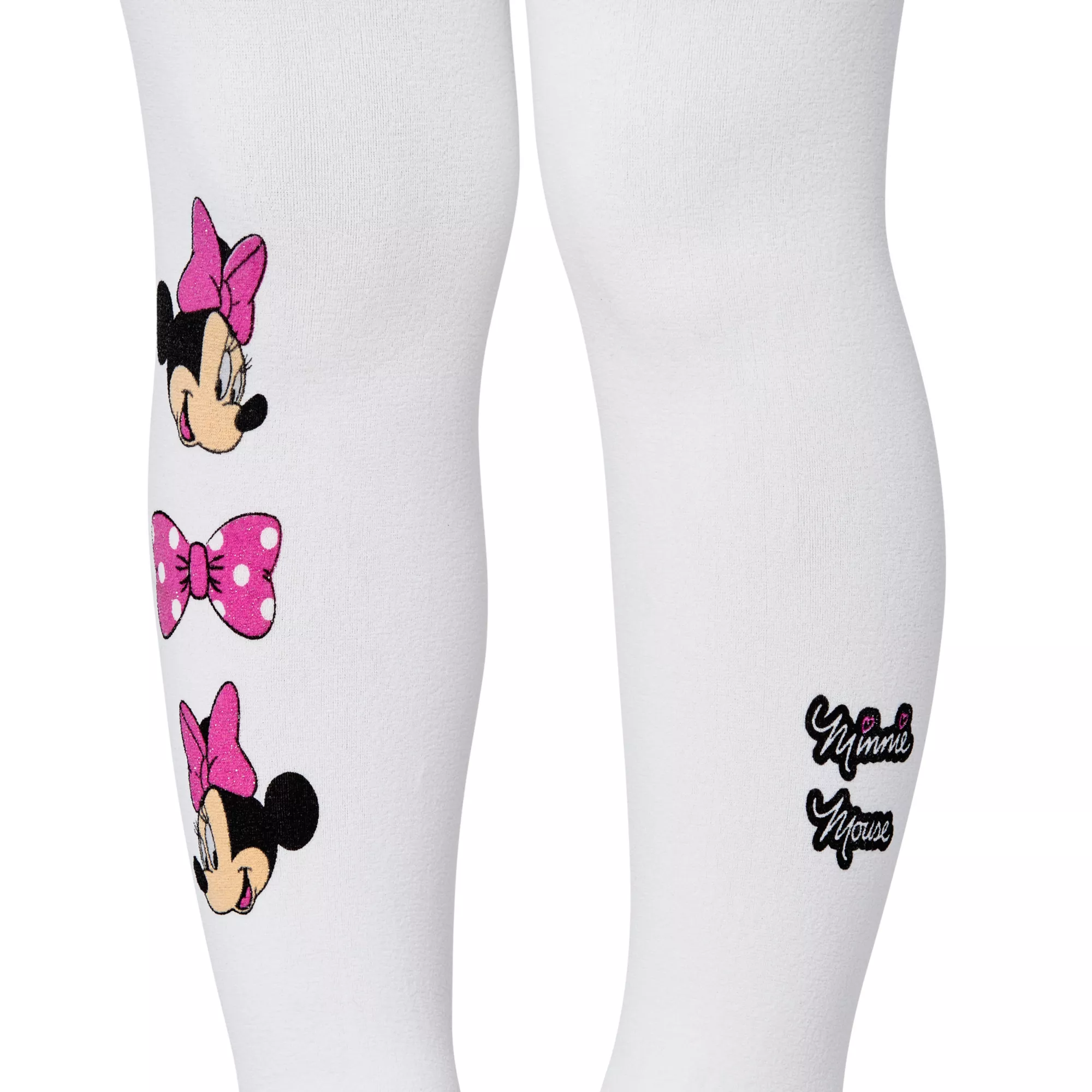 Toddler White Minnie Mouse Tights - Mickey and Friends at Spirit Halloween