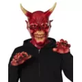 Devil Mask with Hands at Spirit Halloween