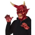 Devil Mask with Hands at Spirit Halloween