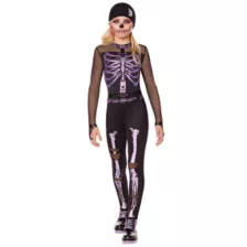 Kids Dark Rebel Skeleton Costume at Spencer's