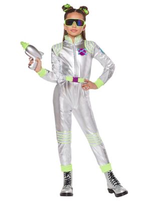 Kids Alien Galaxy Jumpsuit Costume