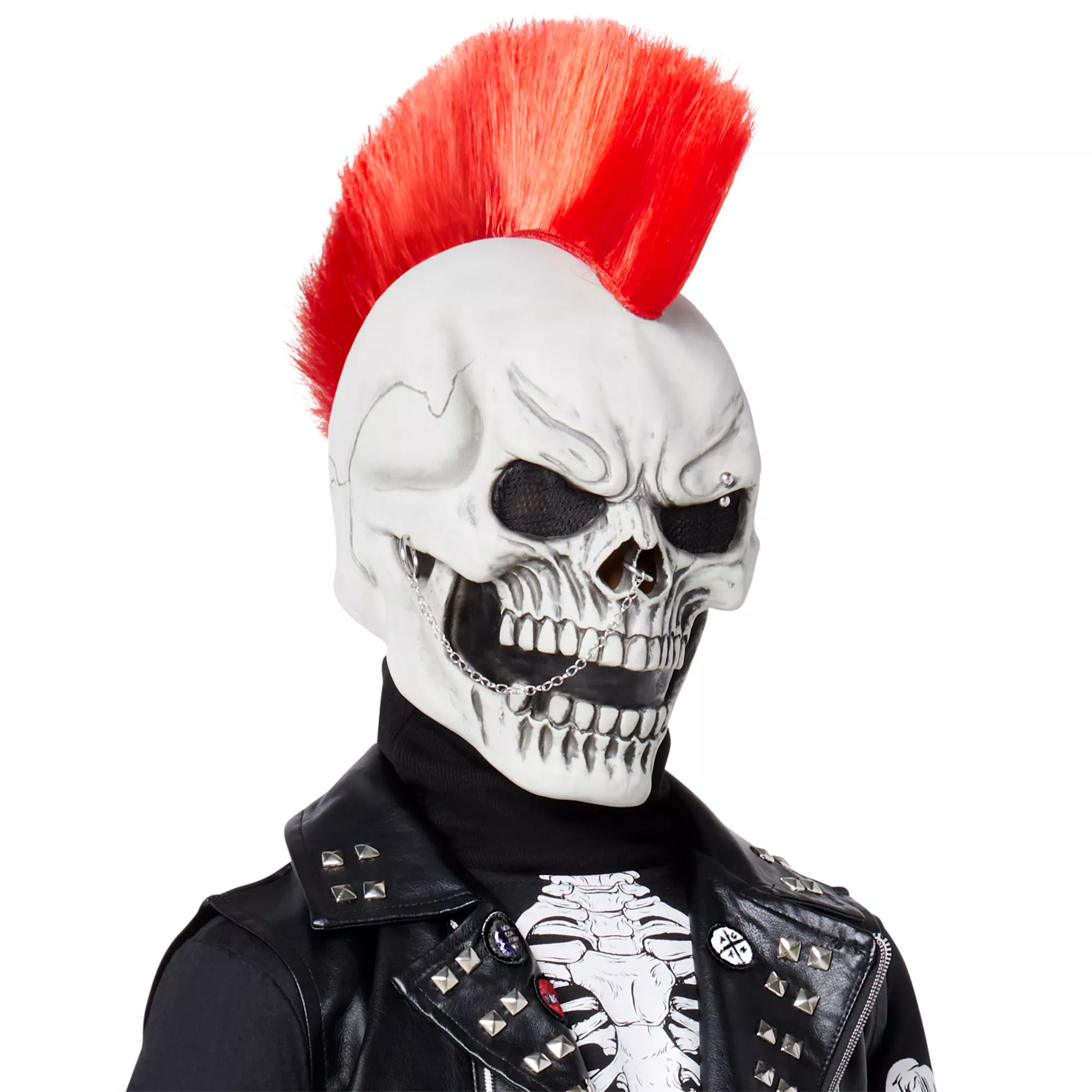 Kids Dark Rebel Punk Skeleton Costume at Spirit Halloween