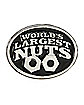 World's Largest Nuts Belt Buckle