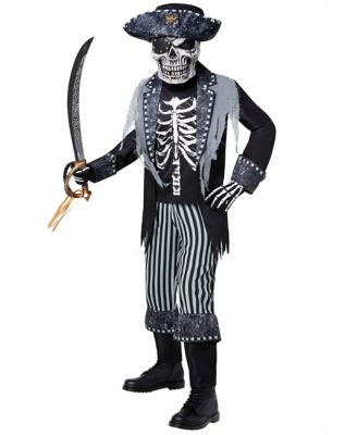 Bij elkaar passen Overeenkomstig Motivatie Kids Skeleton Pirate Costume - Spirithalloween.com