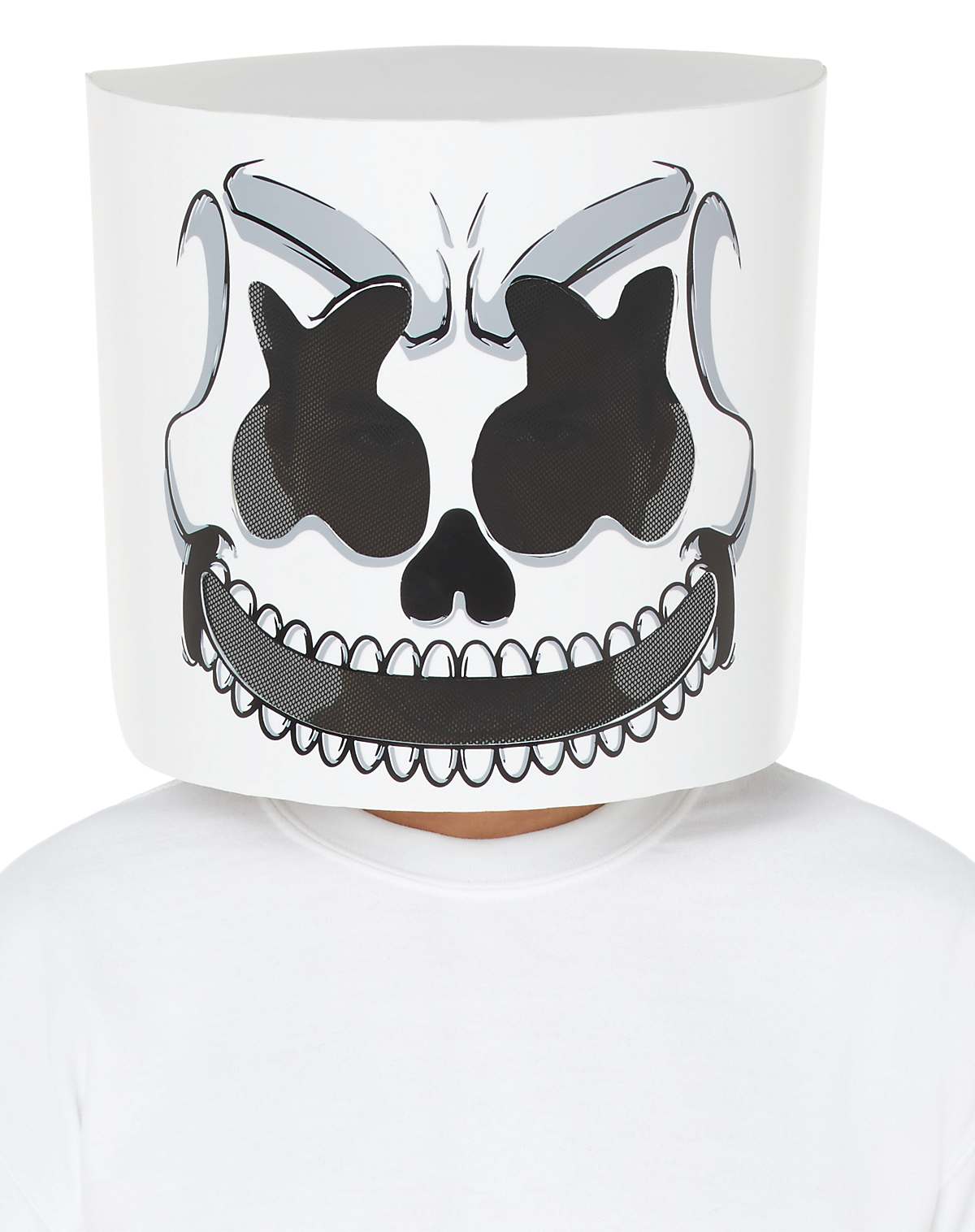 Adult Skeleton Marshmello Half Mask