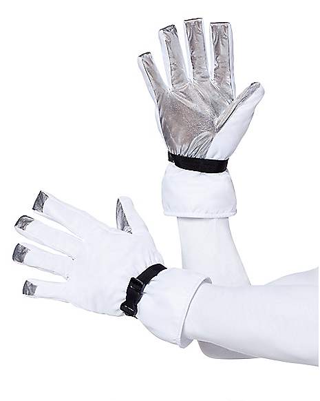 Astronaut Adult White Gloves 