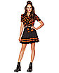 Adult Pumpkin Icon Cheerleader Skirt