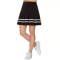 Adult Black Plus Size Cheerleader Skirt at Spirit Halloween
