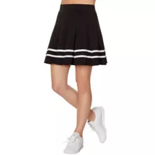 Adult Black Plus Size Cheerleader Skirt at Spirit Halloween