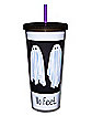 No Feet Cup with Straw 20 oz. - Beetlejuice