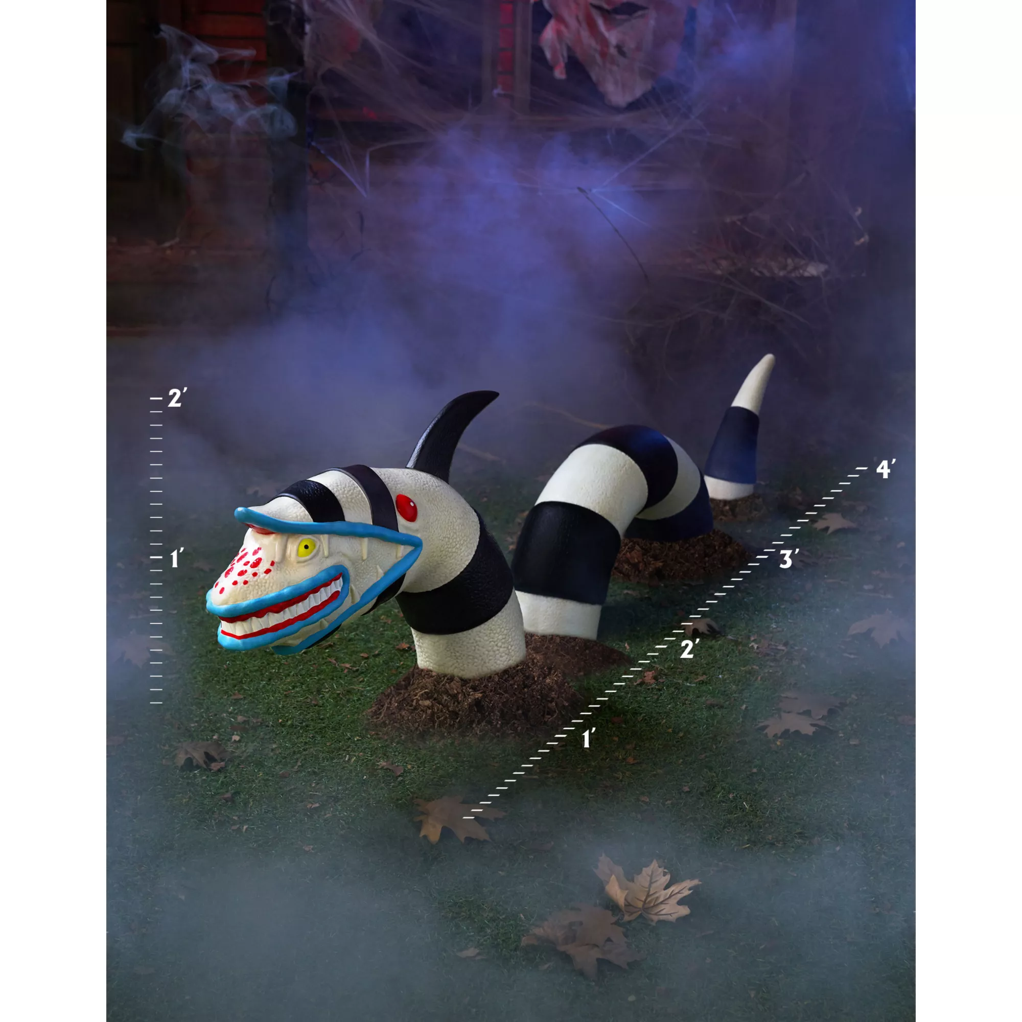 Ground Breaking Beetlejuice Sandworm Prop at Spencer's