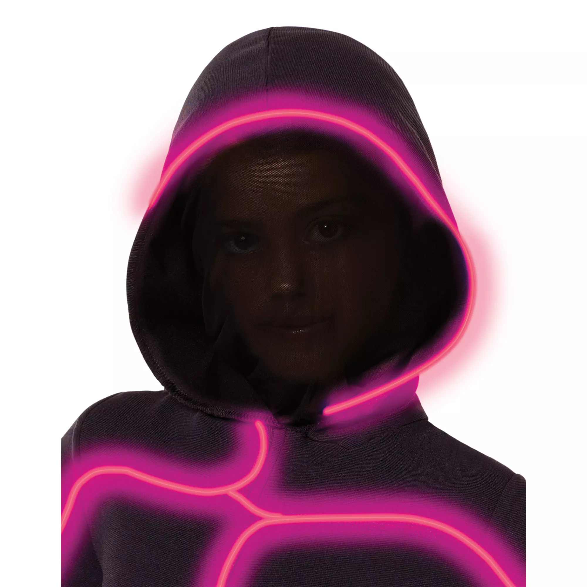 Kids Pink Light-Up EL Wire Stick Figure Costume at Spencer's