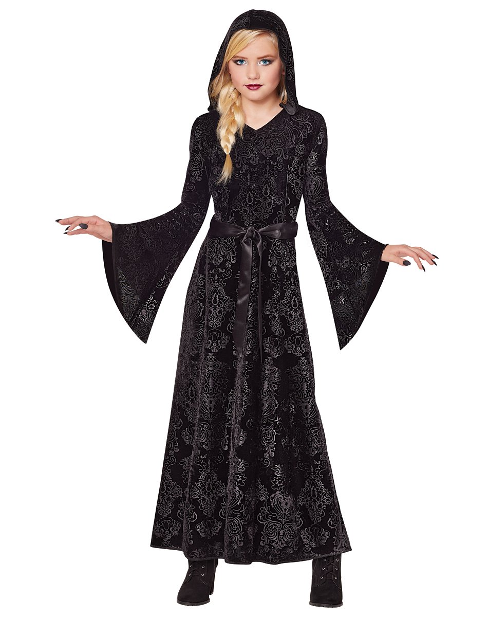 Black Hooded Dress by Spirit Halloween