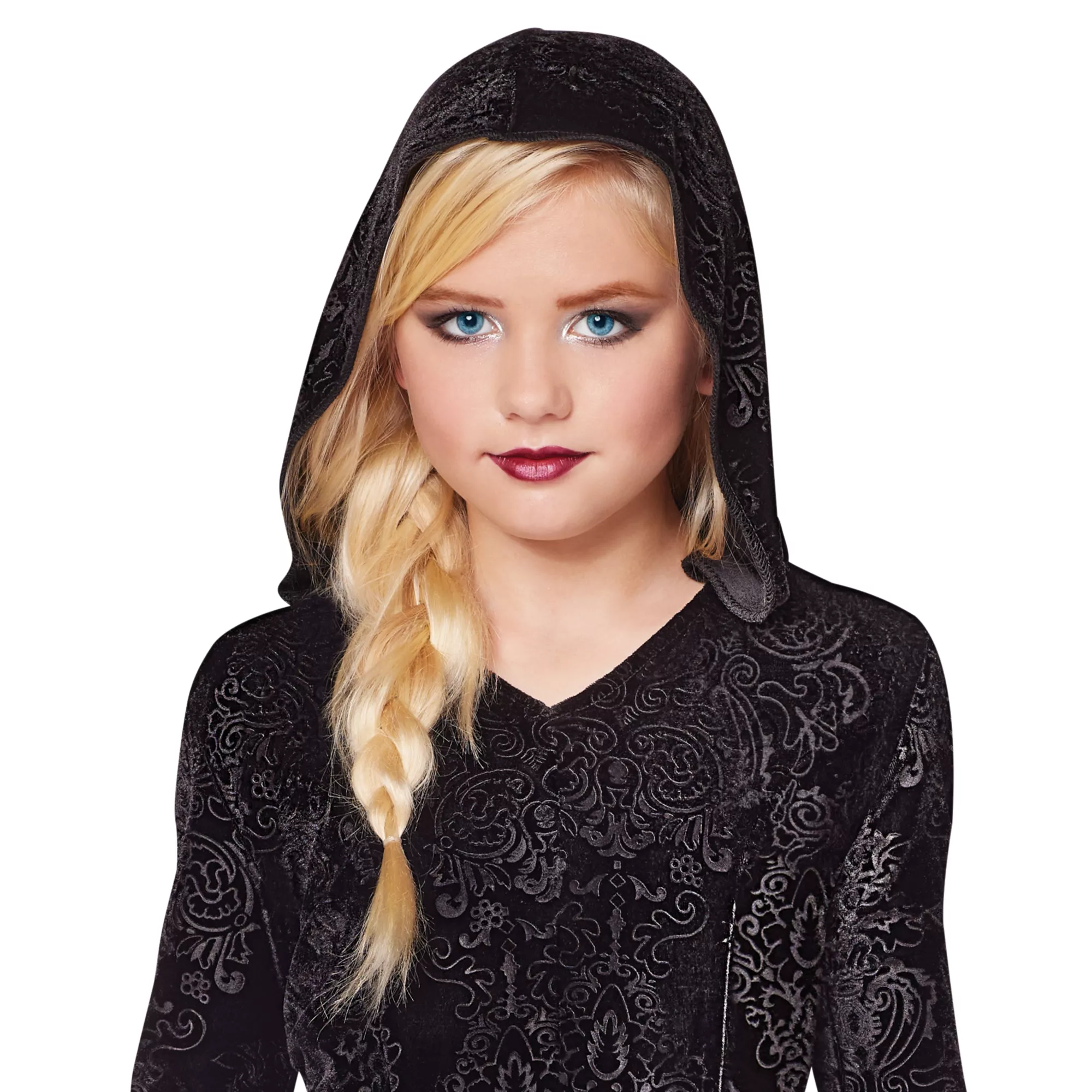 Kids Black Hooded Dress at Spencer's