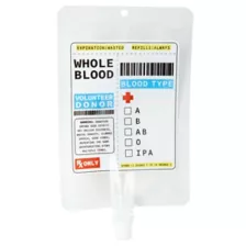 Nurse Blood Bag Flask at Spirit Halloween