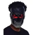 Light-Up Dark Skeleton Mask at Spirit Halloween
