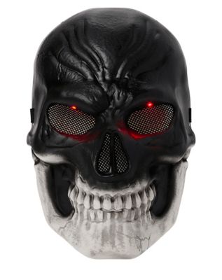 Light-Up Dark Skeleton Mask