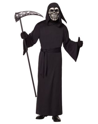 Adult Reaper Skeleton Robe Costume - Spirithalloween.com