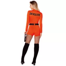 Adult Convict Romper Costume at Spirit Halloween