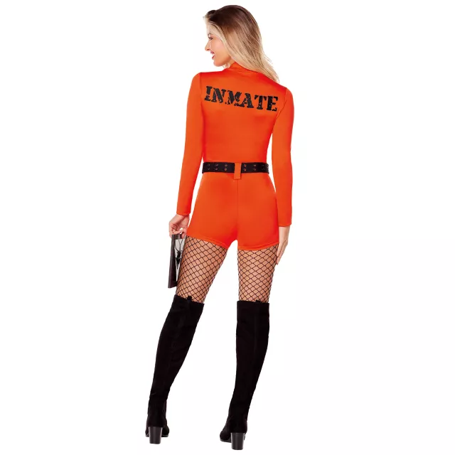 Adult Convict Romper Costume at Spirit Halloween